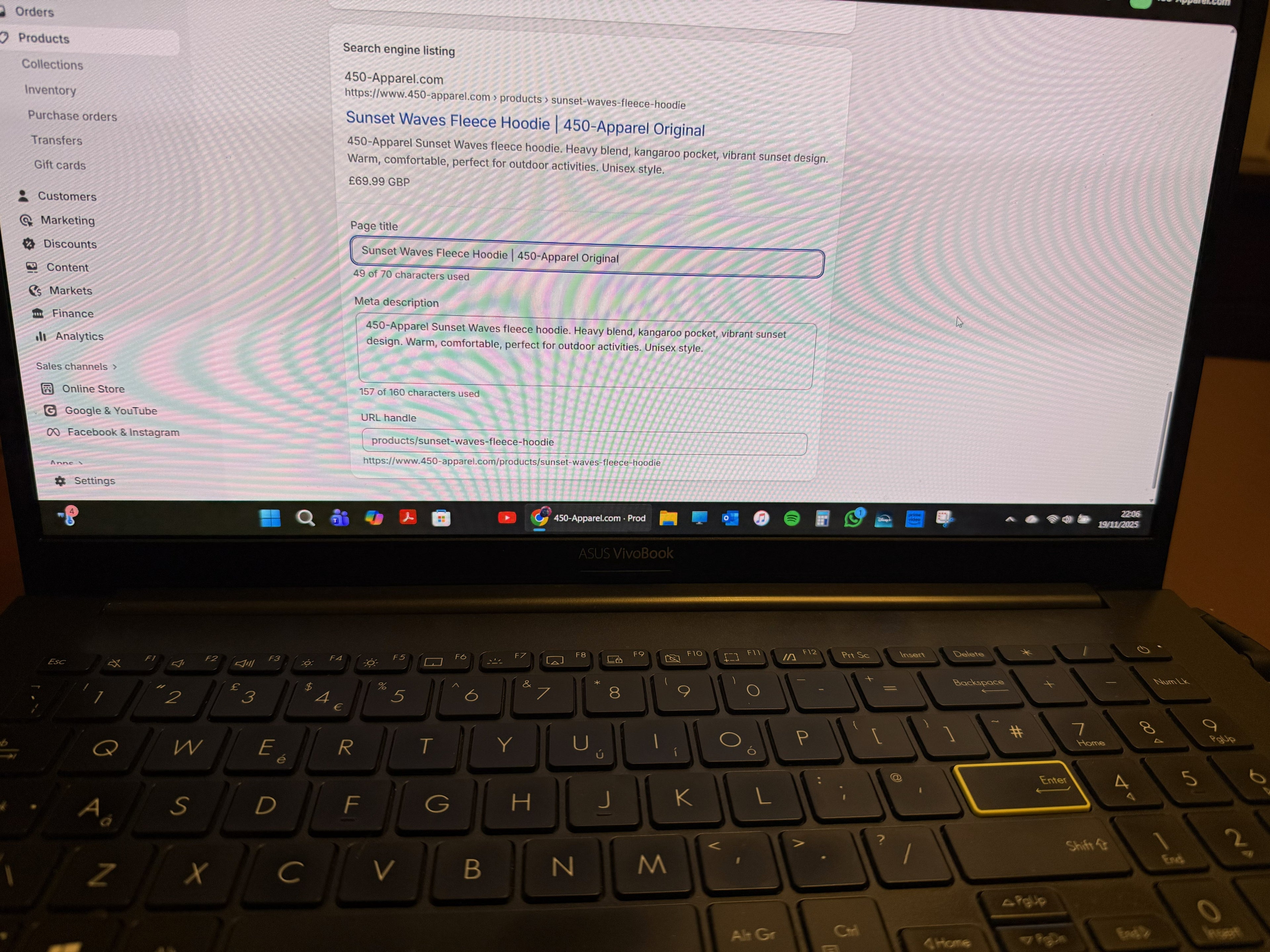 19th November 2025 - Wednesday evening