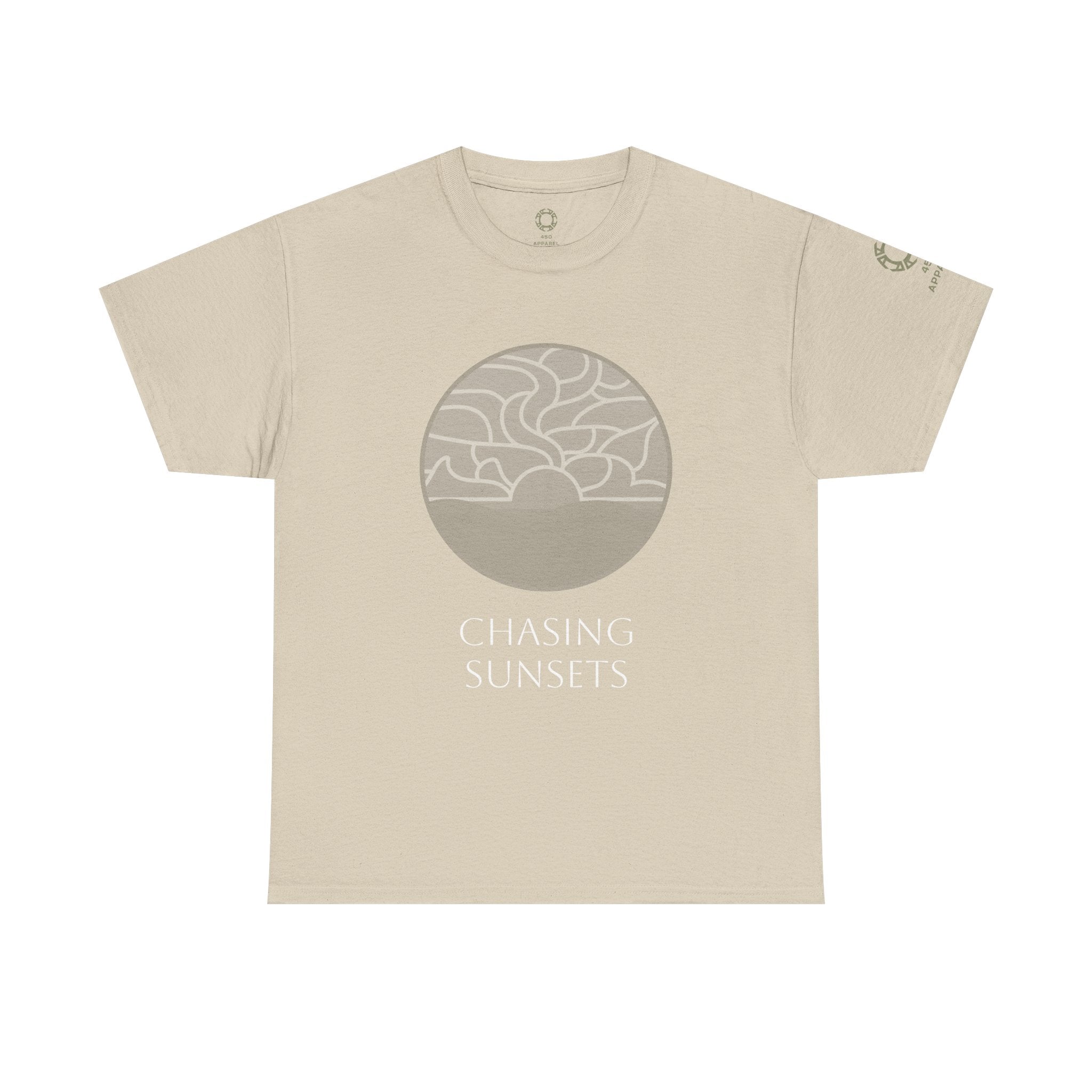 Chasing Sunsets Tee - Heavy Cotton T-shirt - 50% Opacity