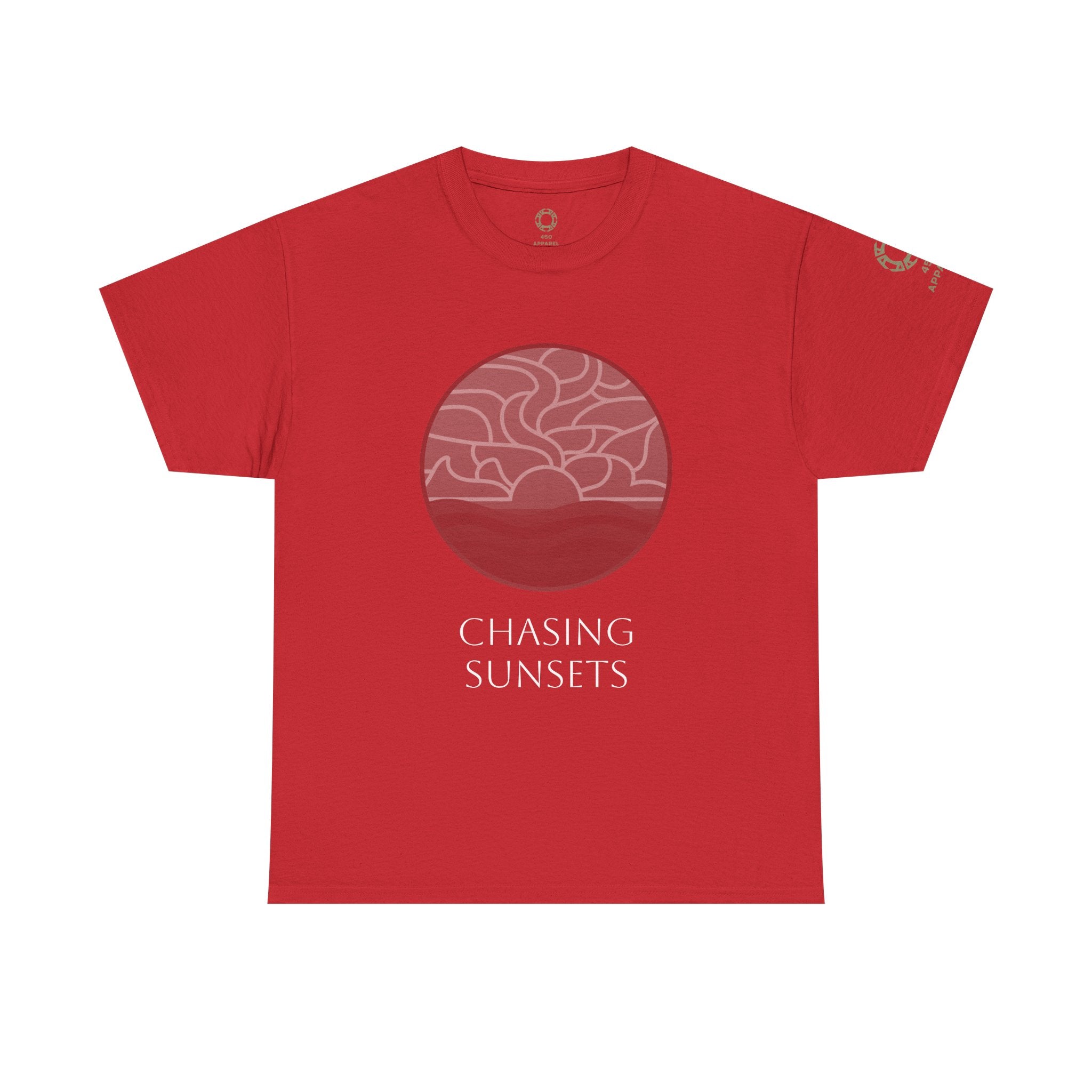 Chasing Sunsets Tee - Heavy Cotton T-shirt - 50% Opacity
