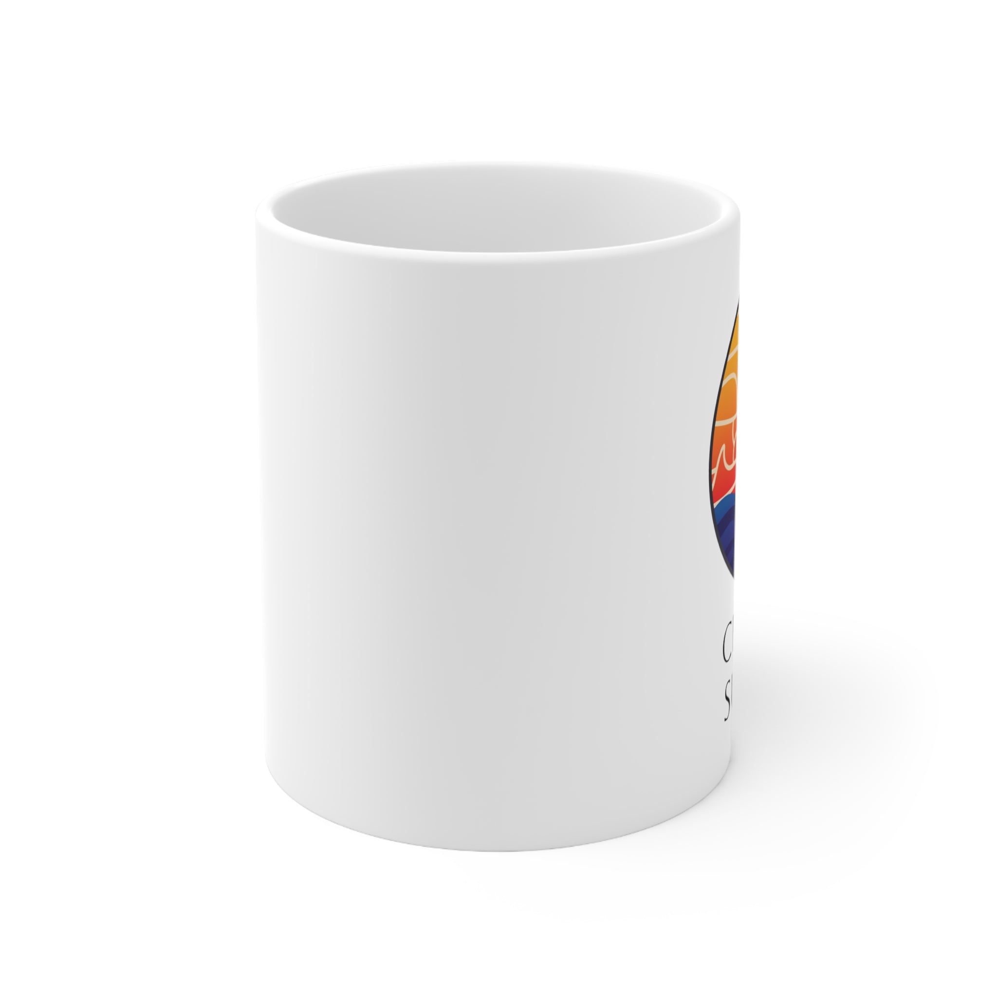 Sunset Vibes Ceramic Coffee Cups