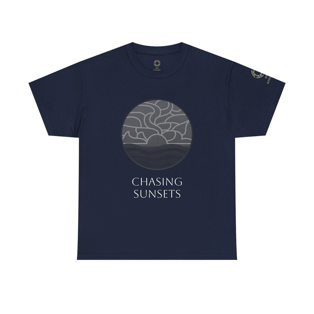 Chasing Sunsets Tee - Heavy Cotton T-shirt - 50% Opacity