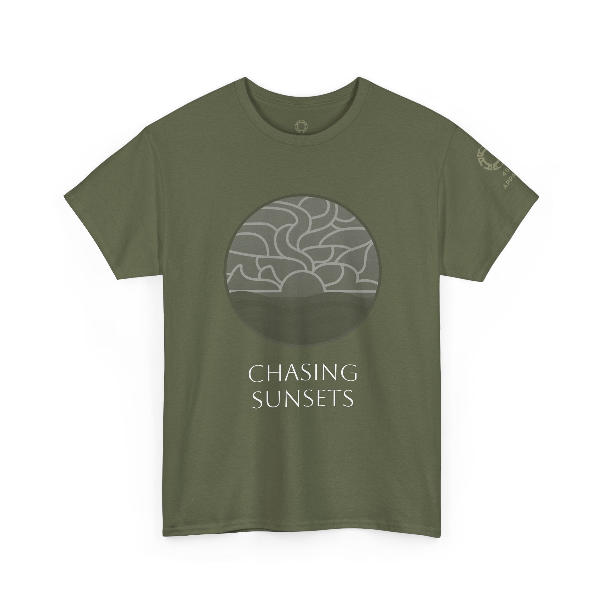 Chasing Sunsets Tee - Heavy Cotton T-shirt - 50% Opacity