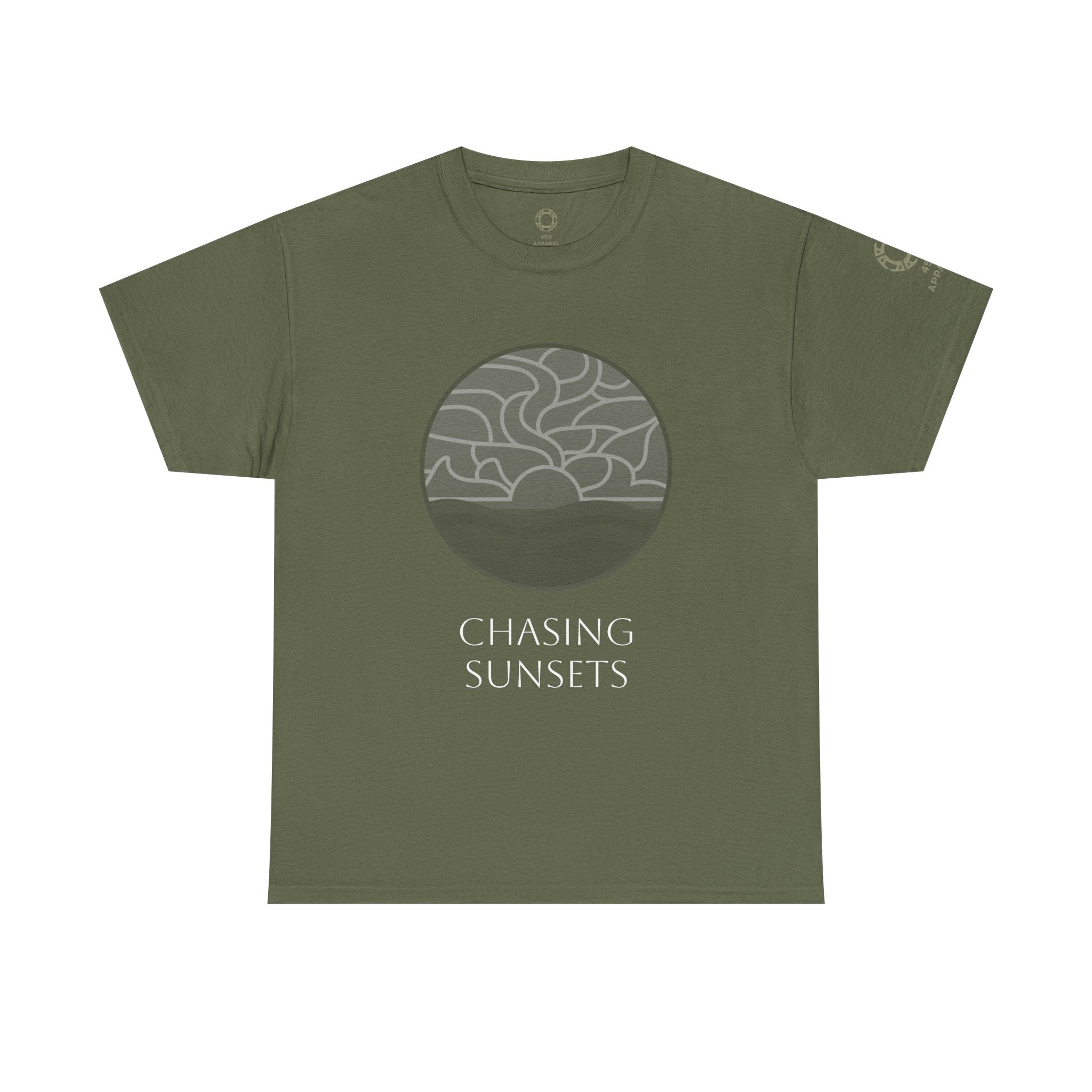 Chasing Sunsets Tee - Heavy Cotton T-shirt - 50% Opacity