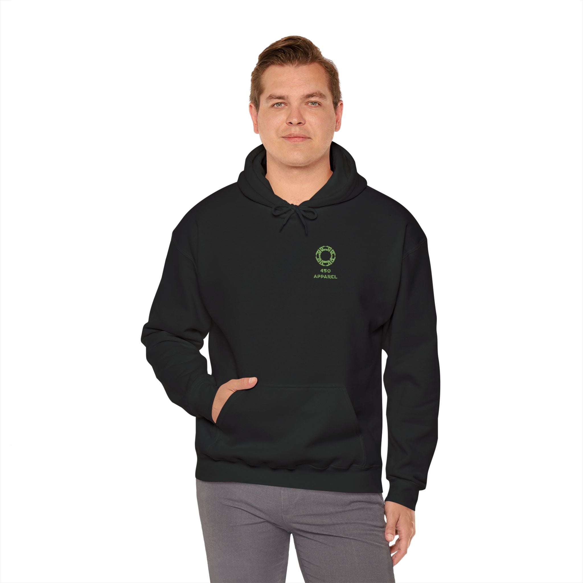 Original Design 450-Apparel Pullover Hoodie with embroided logo