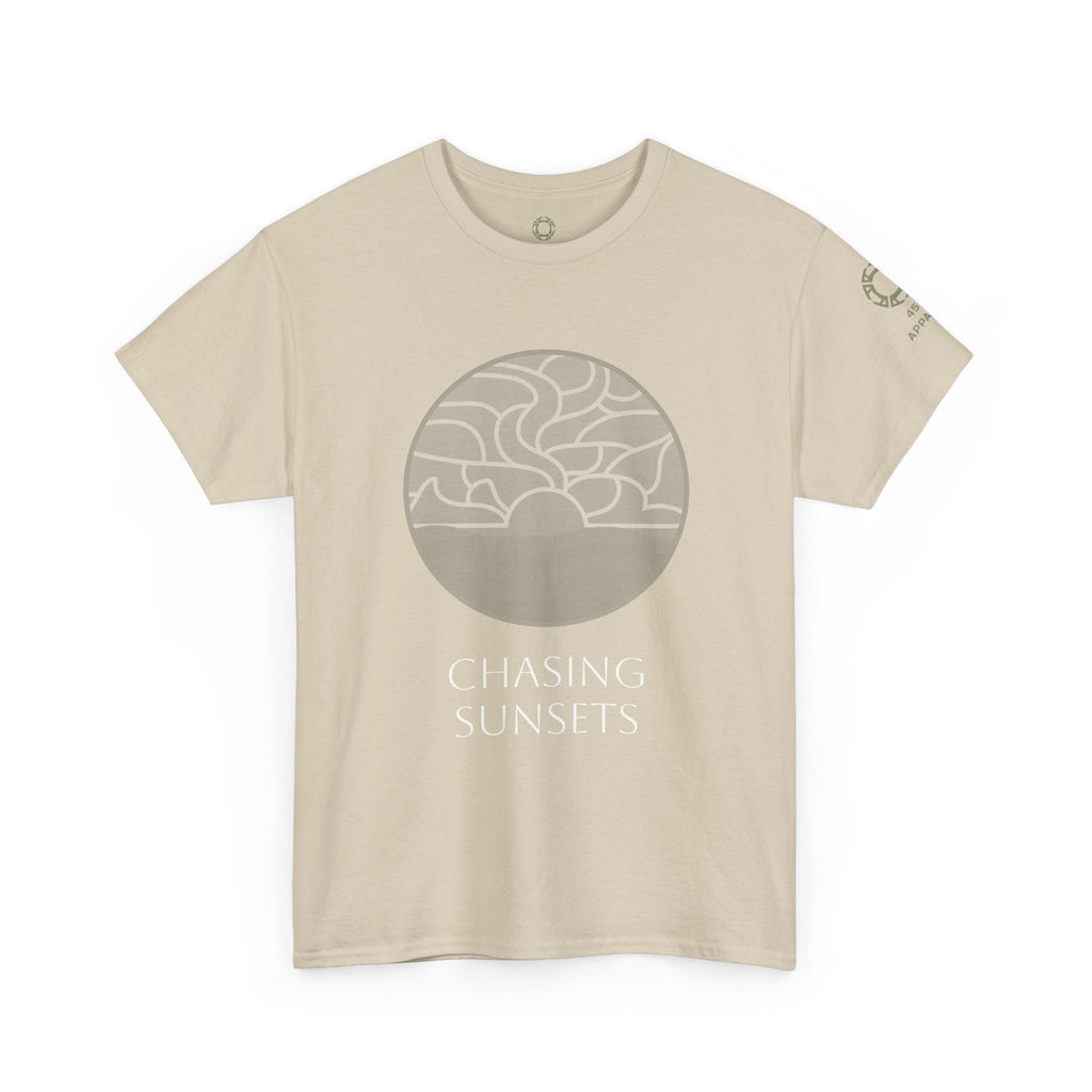 Chasing Sunsets Tee - Heavy Cotton T-shirt - 50% Opacity