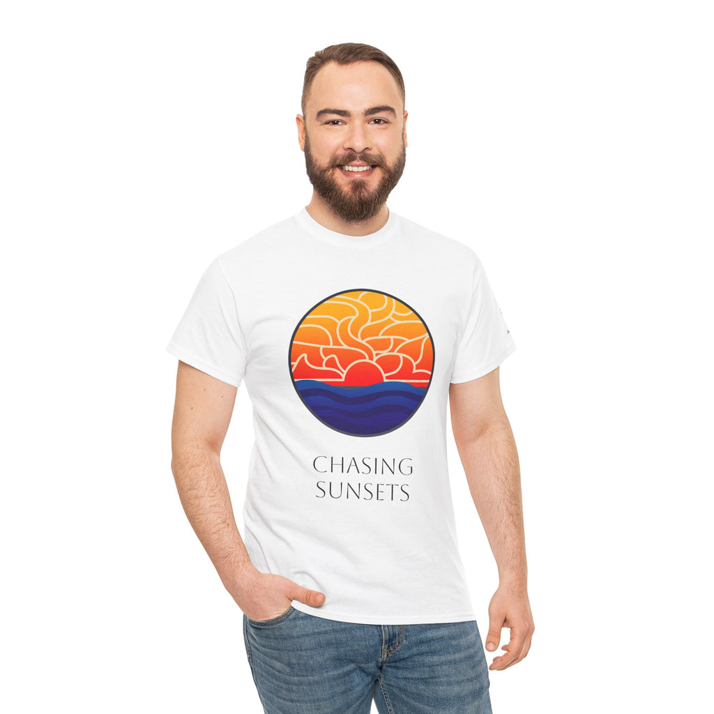 Chasing Sunsets Heavy Cotton Tee