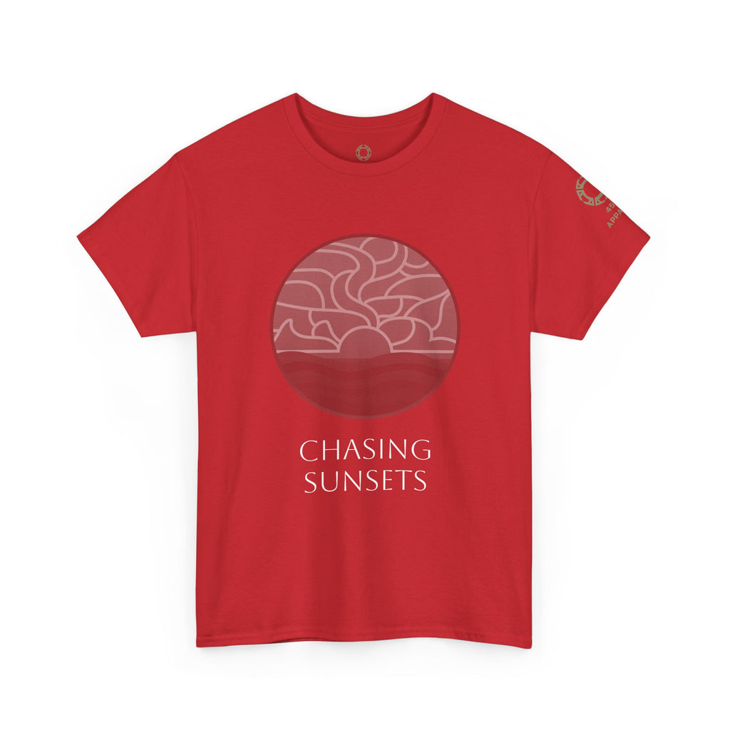 Chasing Sunsets Tee - Heavy Cotton T-shirt - 50% Opacity