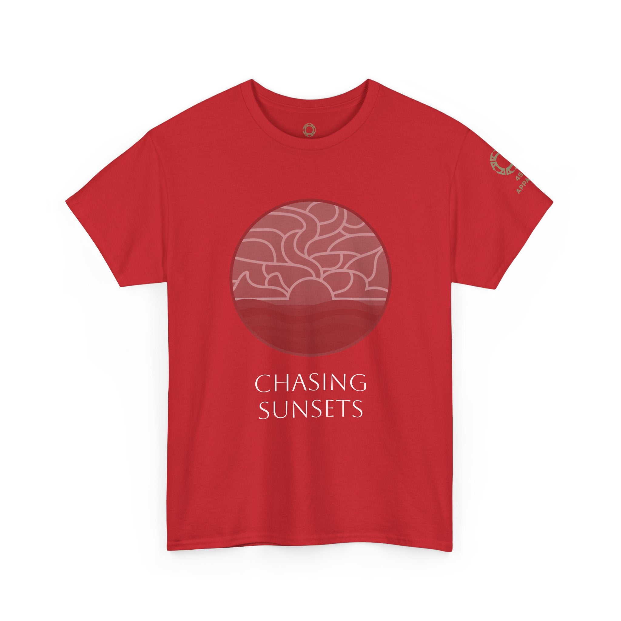 Chasing Sunsets Tee - Heavy Cotton T-shirt - 50% Opacity
