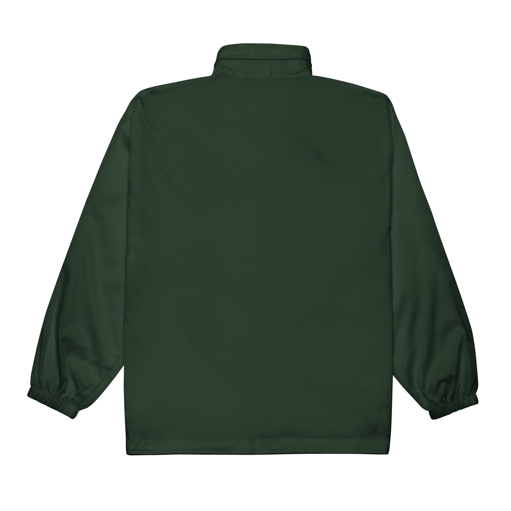 450-Apparel windbreaker forest green back view