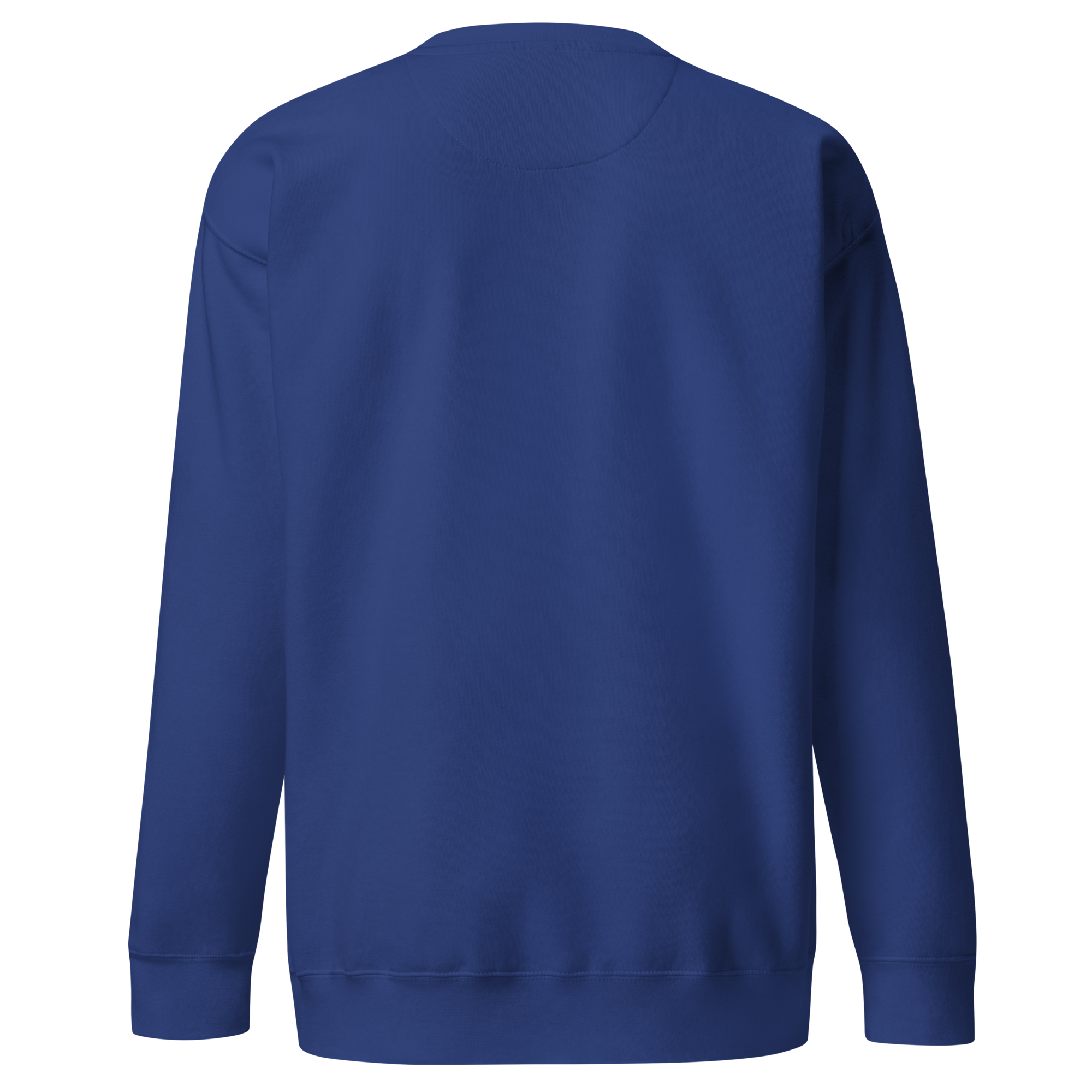 450-Black Premium Sweatshirt in Team Royal Blue - Back View